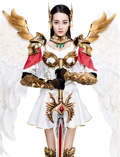 迪丽热巴魔幻造型 疑将参演好莱坞魔幻大片?