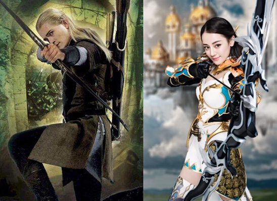 迪丽热巴魔幻造型 疑将参演好莱坞魔幻大片?