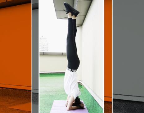 张俪晒倒立视频鼓励考生:换个角度看问题 _产