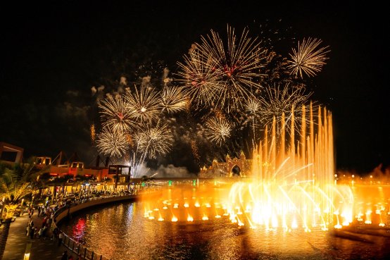 迪拜棕榈岛海上音乐喷泉创吉尼斯纪录
